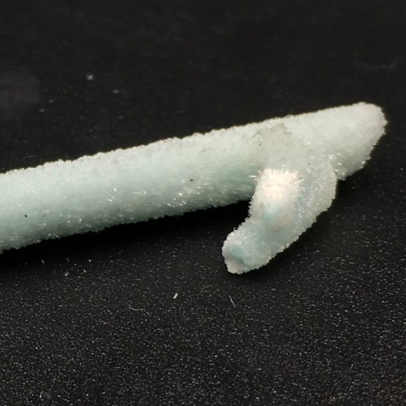 small Natural unique Pure Sky Blue Aragonite Rough Crystal Mineral Specimen - Picture 8 of 9